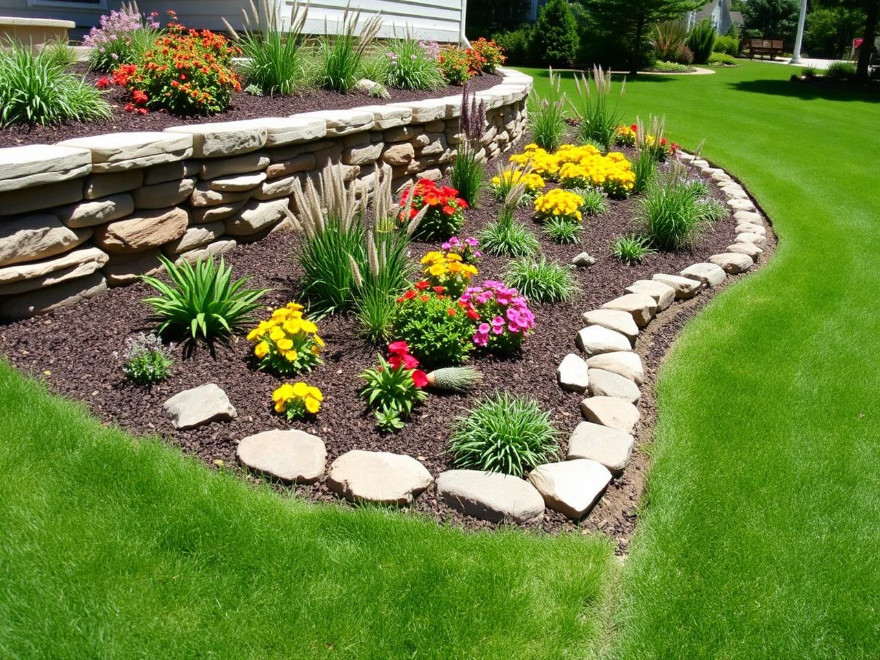 Custom flower bed